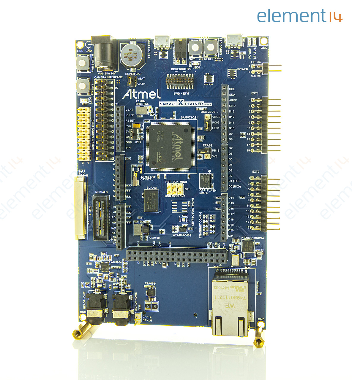 ATSAMV71-XULT - ATMEL - Evaluation Board, Xplained Ultra, Cortex-M7 ...